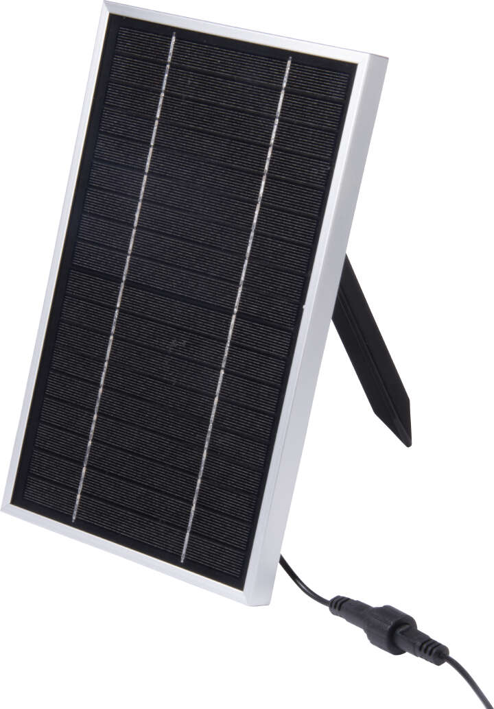 dobar Gartenbrunnen Apollon mit LEDs und Solarpanel